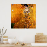 Porträtt i Adele Bloch-Bauer av Gustav Klimt Poster<br><div class="desc">Porträtt i Adele Bloch-Bauer I (1907). Olja,  silver och guld på arbetsyta,  140 × 140 cm (55, 1 × 55, 1 tum). Neue Galerie,  New York City. Detta är en trogen fotografisk återgivning av ett konstverk från fantastisk av Gustav Klimt.</div>