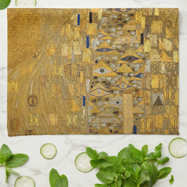 Porträtt i Adele Bloch-Bauer I av Gustav Klimt Kökshandduk (Vikta)