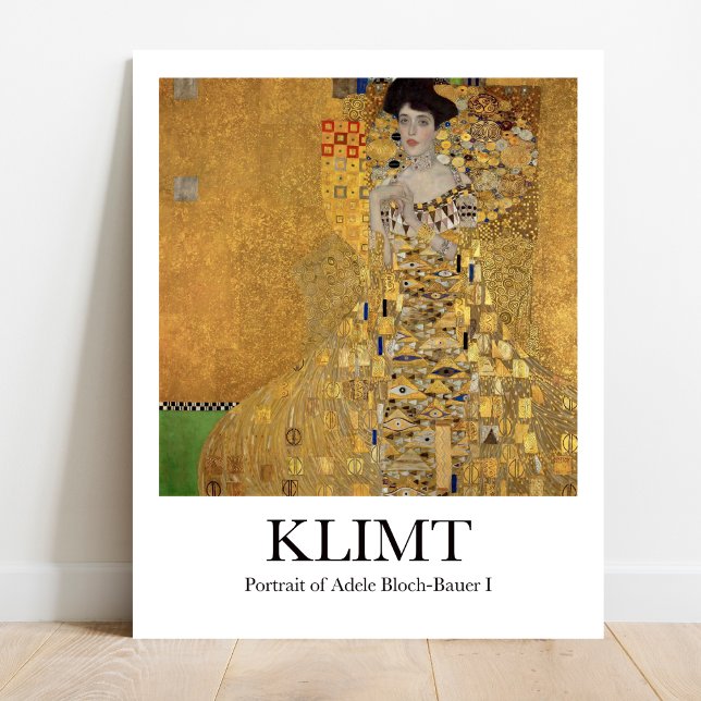Porträtt i Adele Bloch-Bauer I av Gustav Klimt Poster (Golden Lady: Klimt's Adele. Luxe art poster)