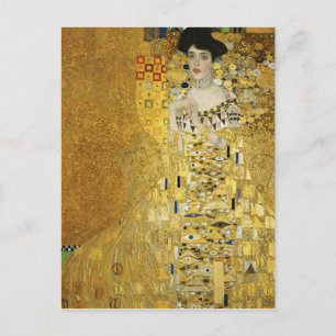 Porträtt i Adele Bloch-Bauer I - Gustav Klimt Vykort