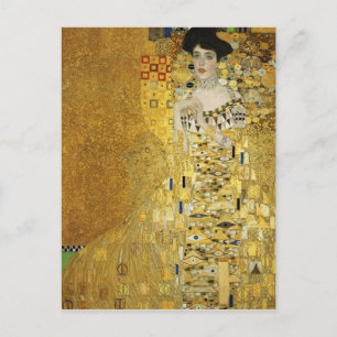 Porträtt i Adele Bloch-Bauer I Klimt Postcard Vykort