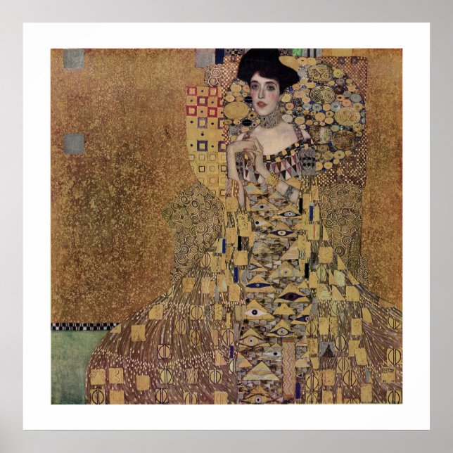 Porträtt i Adele Bloch-Bauer I Poster (Framsidan)