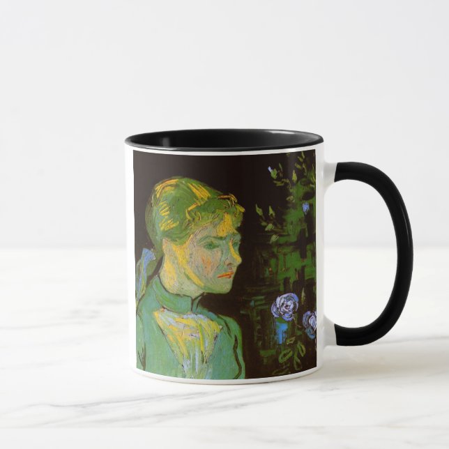 Porträtt i Adeline Ravoux Van Gogh Fine Art Mugg (Höger)