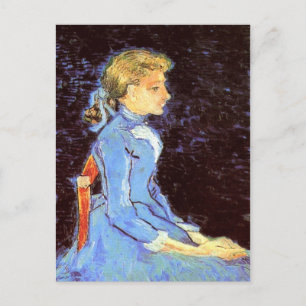 Porträtt i Adeline Ravoux, Van Gogh Fine Art Vykort