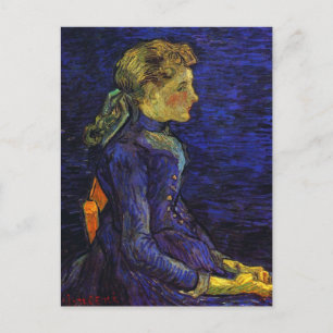 Porträtt i Adeline Ravoux, Van Gogh Fine Art Vykort