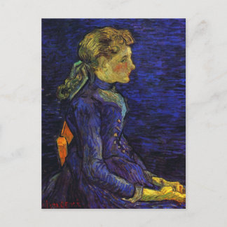 Porträtt i Adeline Ravoux, Van Gogh Fine Art Vykort