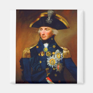 Porträtt i Admiral Horatio Nelson Magnet