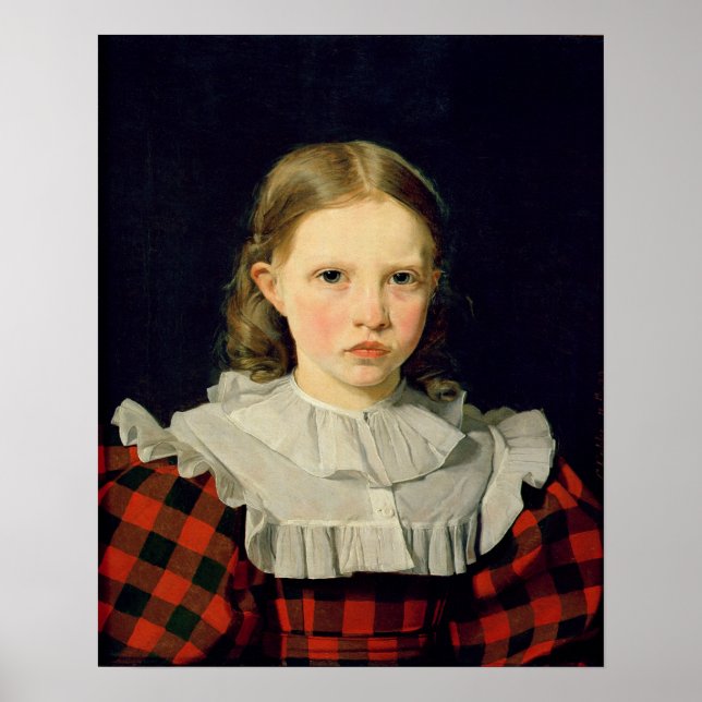 Porträtt i Adolphine Kobke 19 juni 1832 Poster (Framsidan)