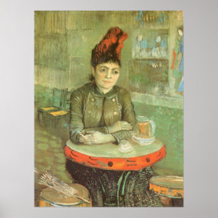 Porträtt i Agostina Segatori av Vincent van Gogh Poster