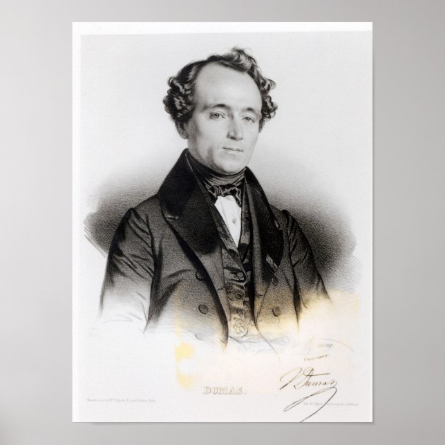 Porträtt i Alexandre Dumas Fils Poster (Framsidan)