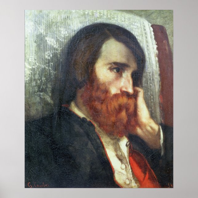 Porträtt i Alfred Bruyas Poster (Framsidan)