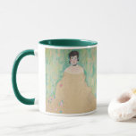 Porträtt i Amalie Zuckerkandl av Gustav Klimt Mugg<br><div class="desc">Ofärdigt Porträtt i Amalie Zuckerkandl (1917) av Gustav Klimt är en vintage av Viktorian Era Symbolism bra art porträtt, där en kvinna som sitter med sin arm vikta mot henne och henne från skuldran till golv. Konstkritiker förutspår att detta biet skulle ha införlivat Klimts klassiska guld löv-teknik. I teckningen ingår...</div>