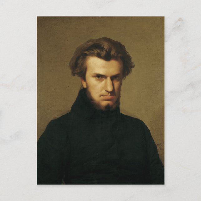 Porträtt i Ambroise Thomas 1834 Vykort (Framsida)