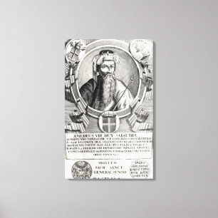 Porträtt i Amedee VIII Le Pacifique Canvastryck