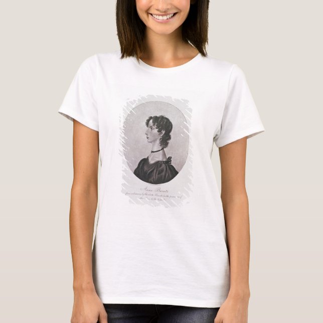 Porträtt i Anne Bronte (1820-49) från teckning i Tee (Framsida)