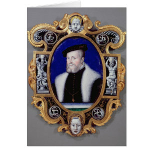 Porträtt i Anne, First Duke av Montmorency Hälsningskort