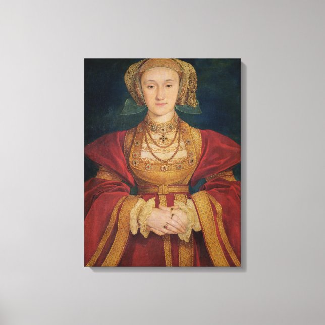 Porträtt i Anne of Cleves 1539 Canvastryck (Framsida)