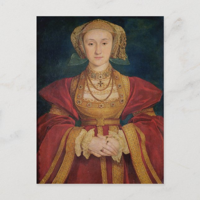 Porträtt i Anne of Cleves 1539 Vykort (Framsida)