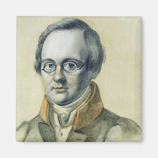 Porträtt i Anton A. Delvig, 1830 Magnet (Framsidan)