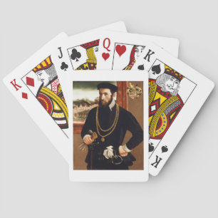 Porträtt i Anton Rummel von Liechtenstein Spel Kort