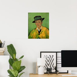 Porträtt i Armand Roulin av Vincent van Gogh Poster