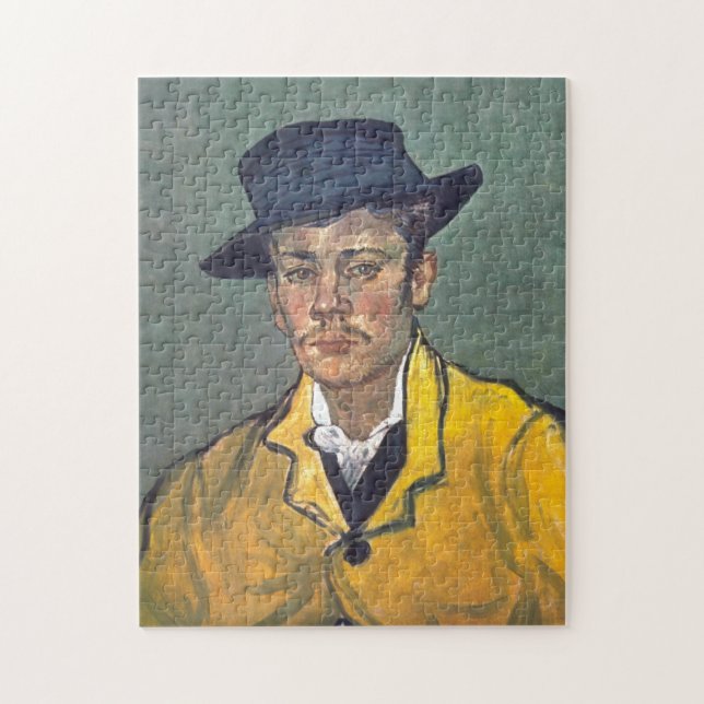 Porträtt i Armand Roulin av Vincent Van Gogh Pussel (Vertikal)