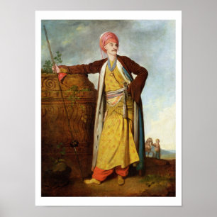 Porträtt i armeniska, 1771 (olja på arbetsyta) poster