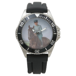 Porträtt i Attilio Triboletti (Cavalry Soldier) Armbandsur