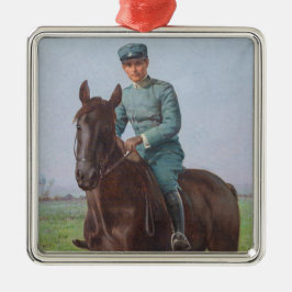 Porträtt i Attilio Triboletti (Cavalry Soldier) Julgransprydnad Metall