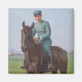 Porträtt i Attilio Triboletti (Cavalry Soldier) Magnet