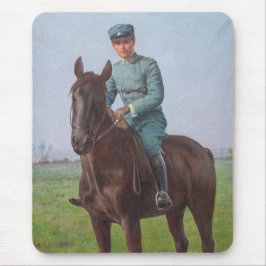 Porträtt i Attilio Triboletti (Cavalry Soldier) Musmatta