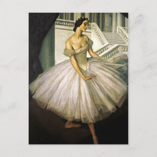 Porträtt i Ballerina Anna Pavolva Vykort