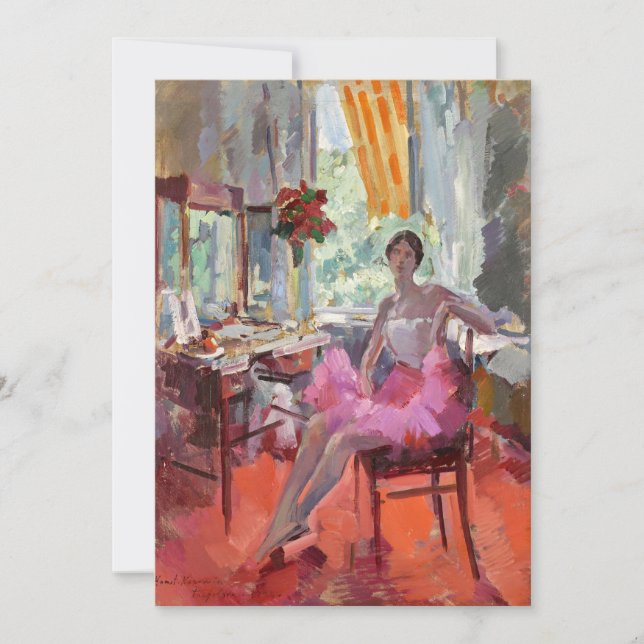 Porträtt i Ballerina Vera Trefilova | Korovin (Framsida)