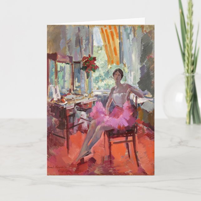 Porträtt i Ballerina Vera Trefilova | Korovin Kort (Framsida)