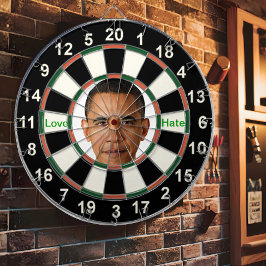 Porträtt i Barack Obama Darttavla