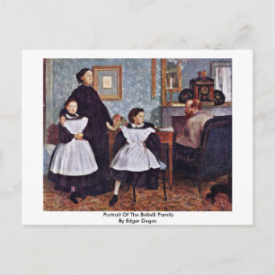 Porträtt i Bellelli-familjen av Edgar Degas Vykort