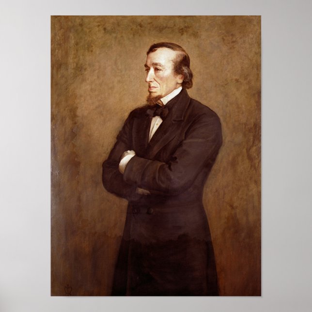 Porträtt i Benjamin Disraeli Poster (Framsidan)