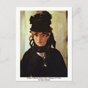 Porträtt i Berthe Morisot Vykort