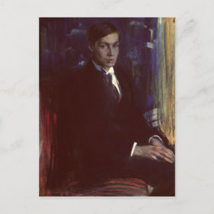 Porträtt i Boris Pasternak Vykort