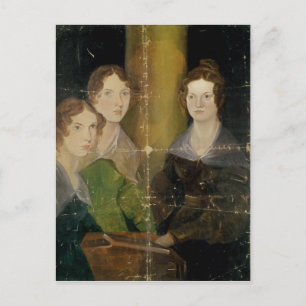Porträtt i Bronte Sisters, 1834 Vykort