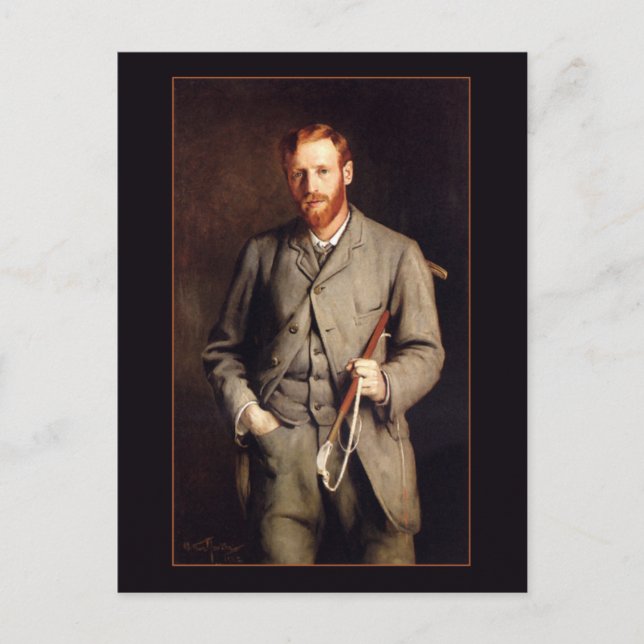 Porträtt i Brother av Arthur Hack Vykort (Framsida)