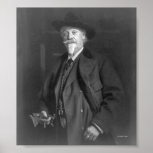 Porträtt i "Buffalo Bill" Cody Poster