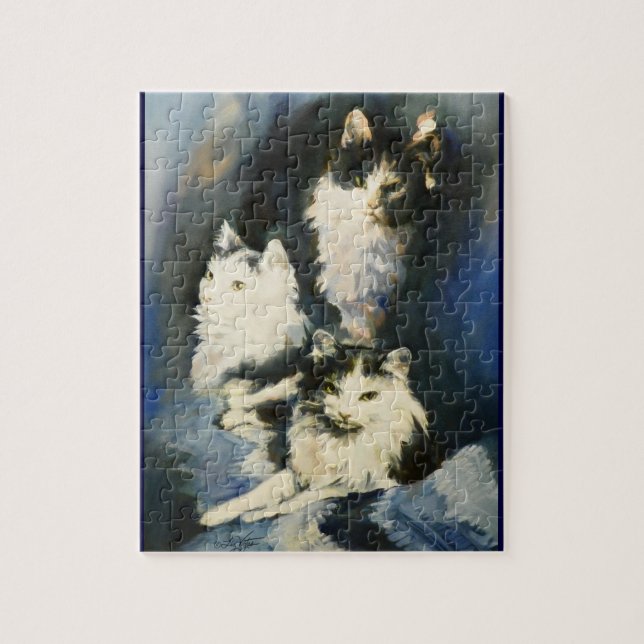 Porträtt i Buffy Puzzle Pussel (Vertikal)