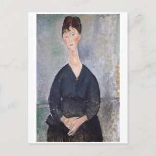 Porträtt i Cafe Singer, Modigliani Vykort