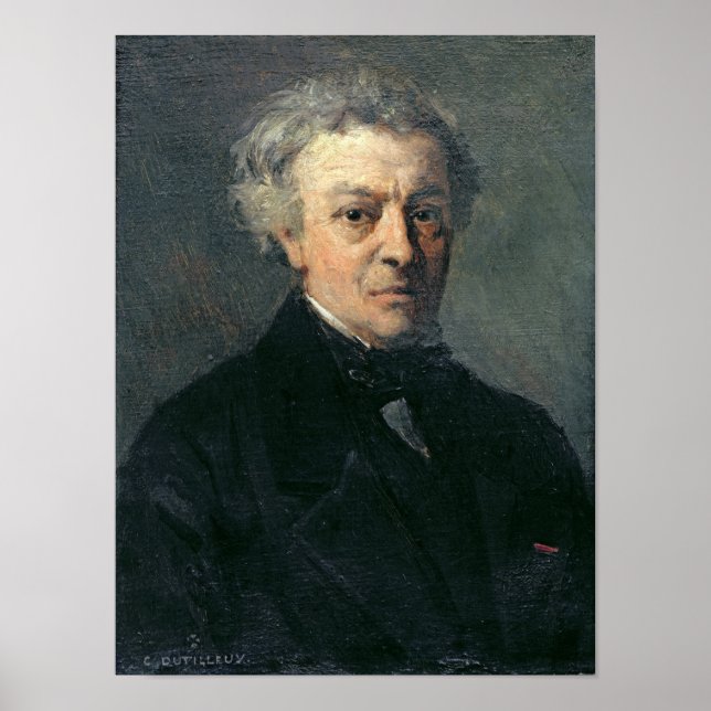 Porträtt i Camille Corot c.1863 Poster (Framsidan)