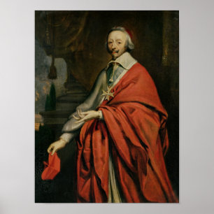 Porträtt i Cardinal de Richelieu Poster