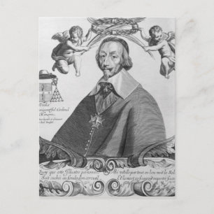Porträtt i Cardinal de Richelieu Vykort