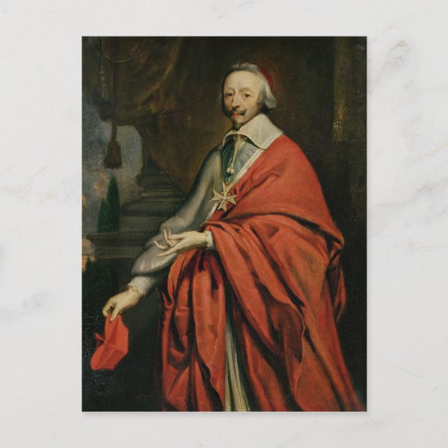 Porträtt i Cardinal de Richelieu Vykort (Framsida)