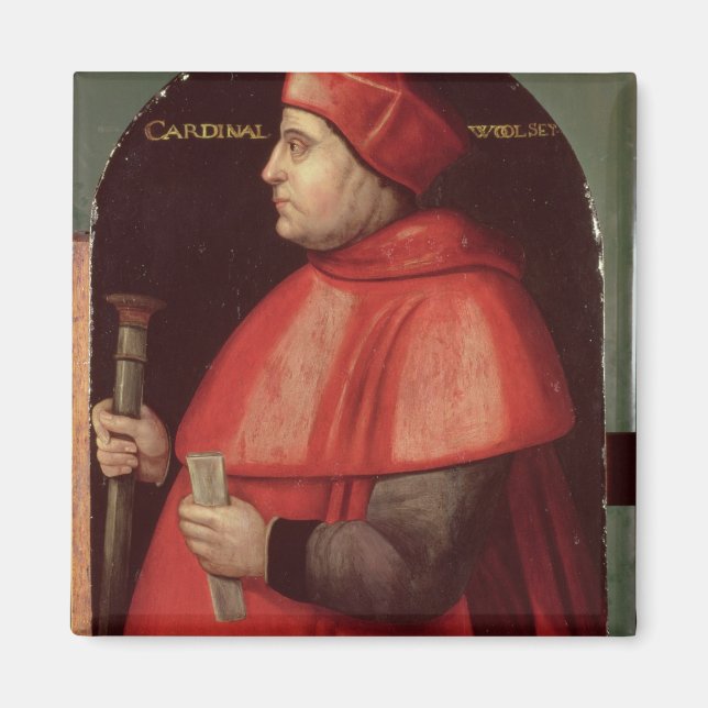 Porträtt i Cardinal Thomas Wolsey Magnet (Framsidan)