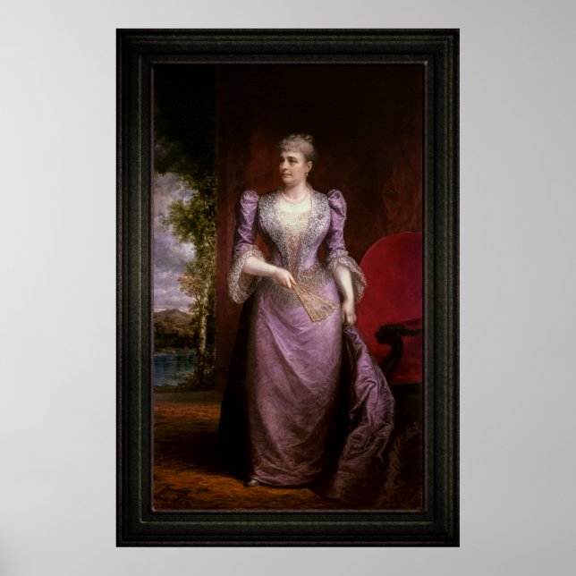 Porträtt i Caroline Scott Harrison Poster (Framsidan)